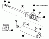 Snapper 1855A (80928) - 18 HP Garden Tractor, Twin Cylinder Hydro Drive, MF Series Listas de piezas de repuesto y dibujos Hydraulic Cylinder - Mid-Mount Lift - Type A - Benton