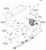 Snapper SPX2242 (2691184-00) - 42" SPX Lawn Tractor, 22 HP, 150 Series Listas de piezas de repuesto y dibujos Transmission Group - Hydro Gear T2-CCHE-4X3B-1LX1