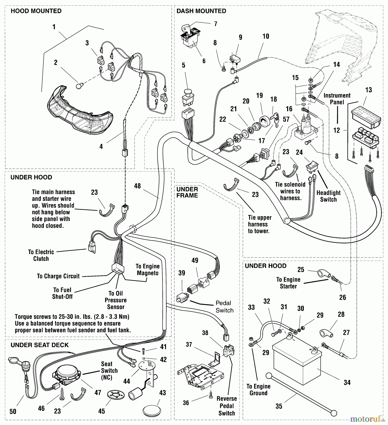  Snapper Rasen- und Gartentraktoren YT2452F (2691047-00) - Snapper 52