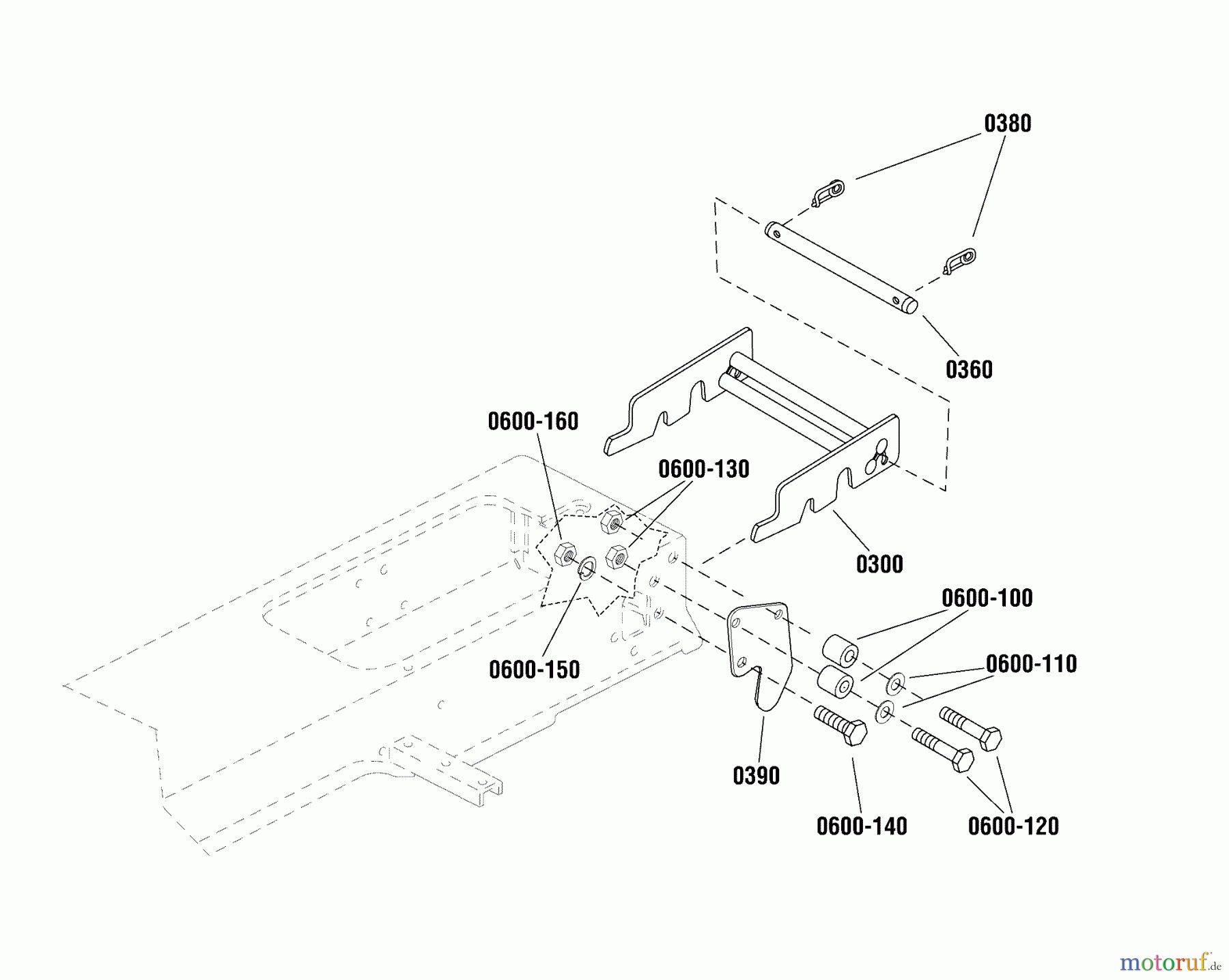  Snapper Zubehör 1694312 - Snapper Rear Weight Carrier Carrier Group - Rear Weight (986207)