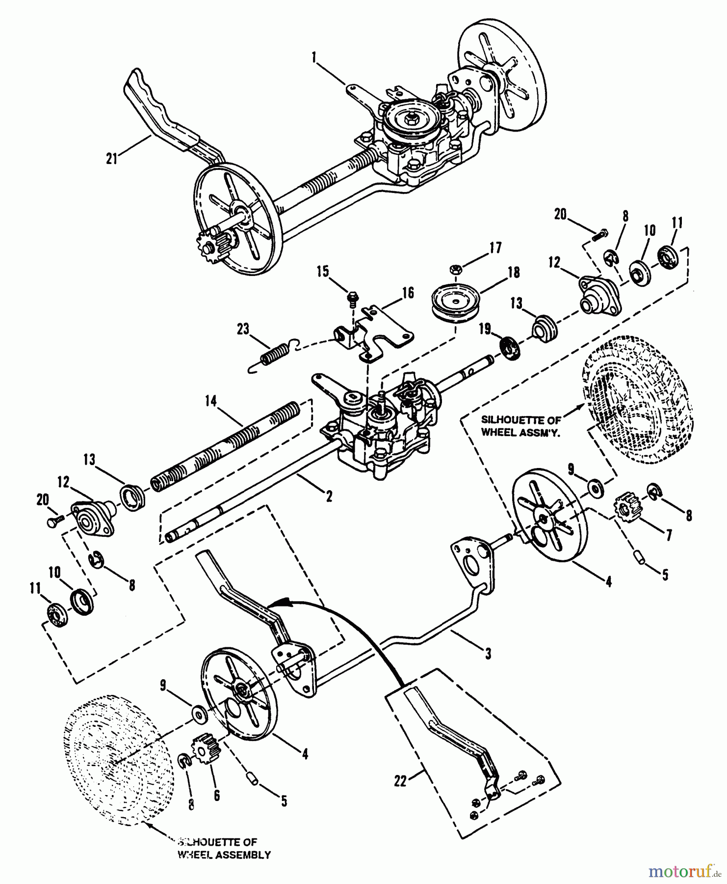  Snapper Rasenmäher BH600SP - Snapper Black Hawk 21