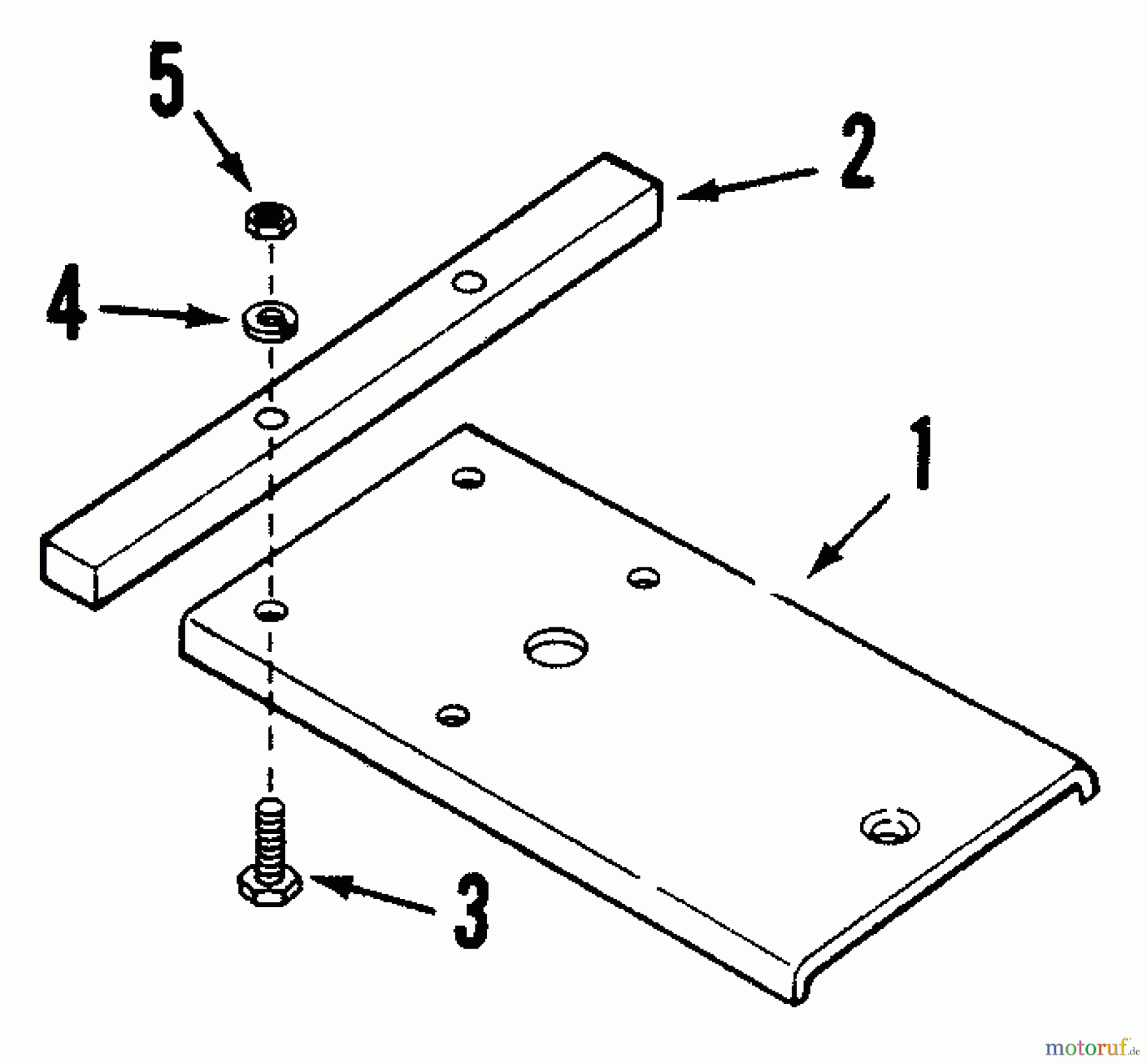 Snapper Zubehör. Rasenmäher 7060711 - Snapper Draw Bar Extension Extension Kit