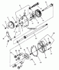 Snapper MRP216014T - 21" Walk-Behind Mower, 6 HP, Steel Deck, M Series 14 Listas de piezas de repuesto y dibujos Transmission (Differential)