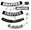 Snapper MRP216017BV (84686) - 21" Walk-Behind Mower, 6 HP, Steel Deck, MR Series 17 Pièces détachées DECALS (Continued)