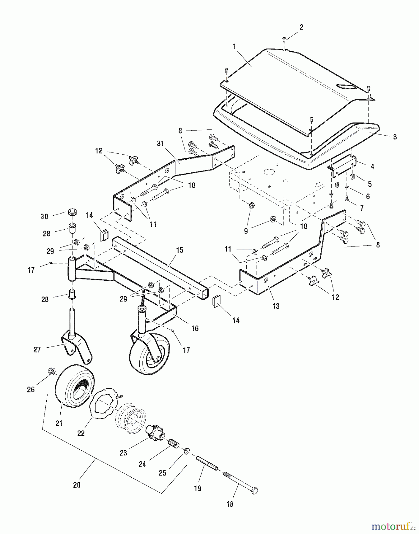 Snapper Rasenmäher für Großflächen SFH13320KW (5091002) - Snapper 32