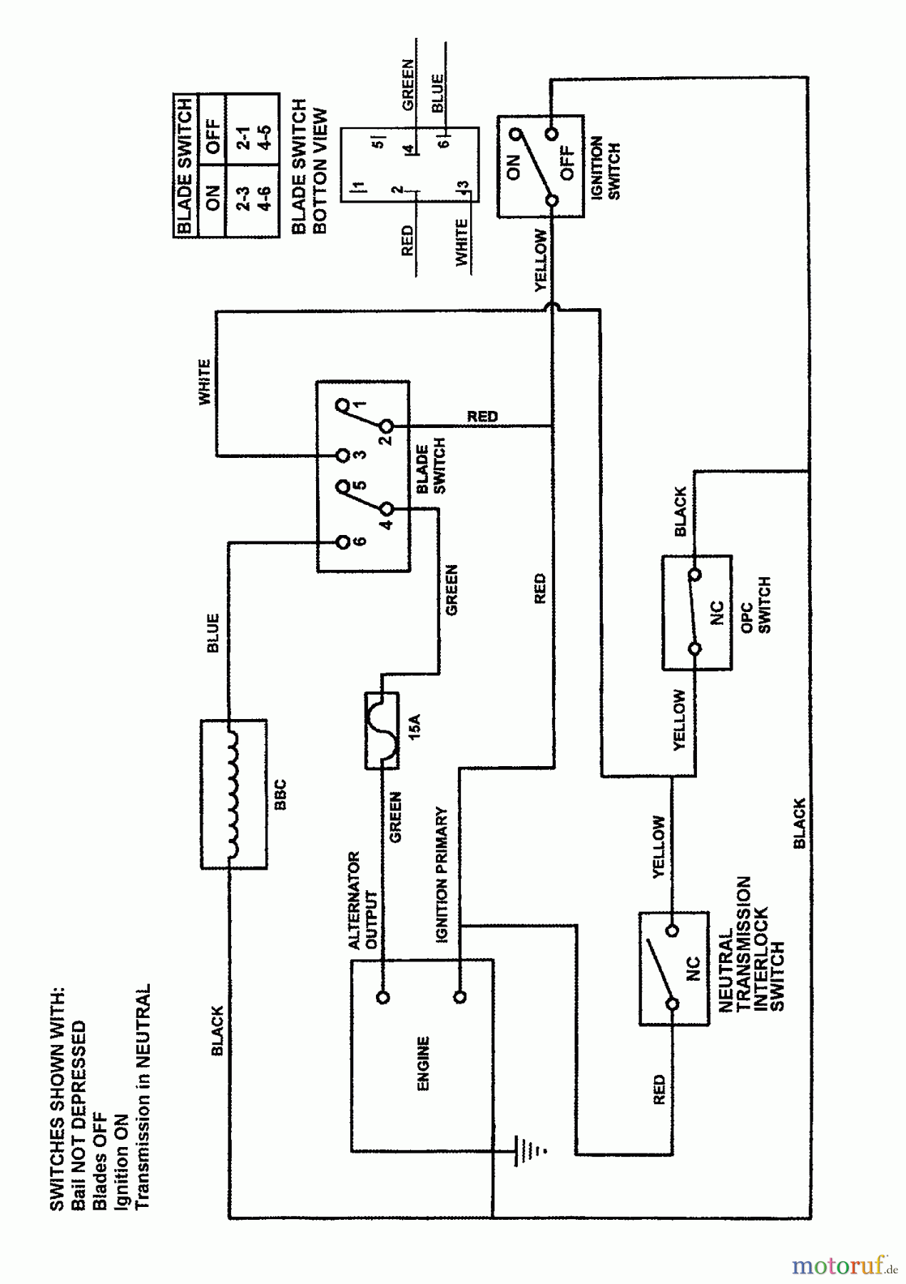  Snapper Rasenmäher für Großflächen SPLH173KW (7082436) - Snapper Wide-Area Walk-Behind Mower, 17 HP, Hydro Drive, Loop Handle, Series 3 WIRING SCHEMATIC (Manual Start)