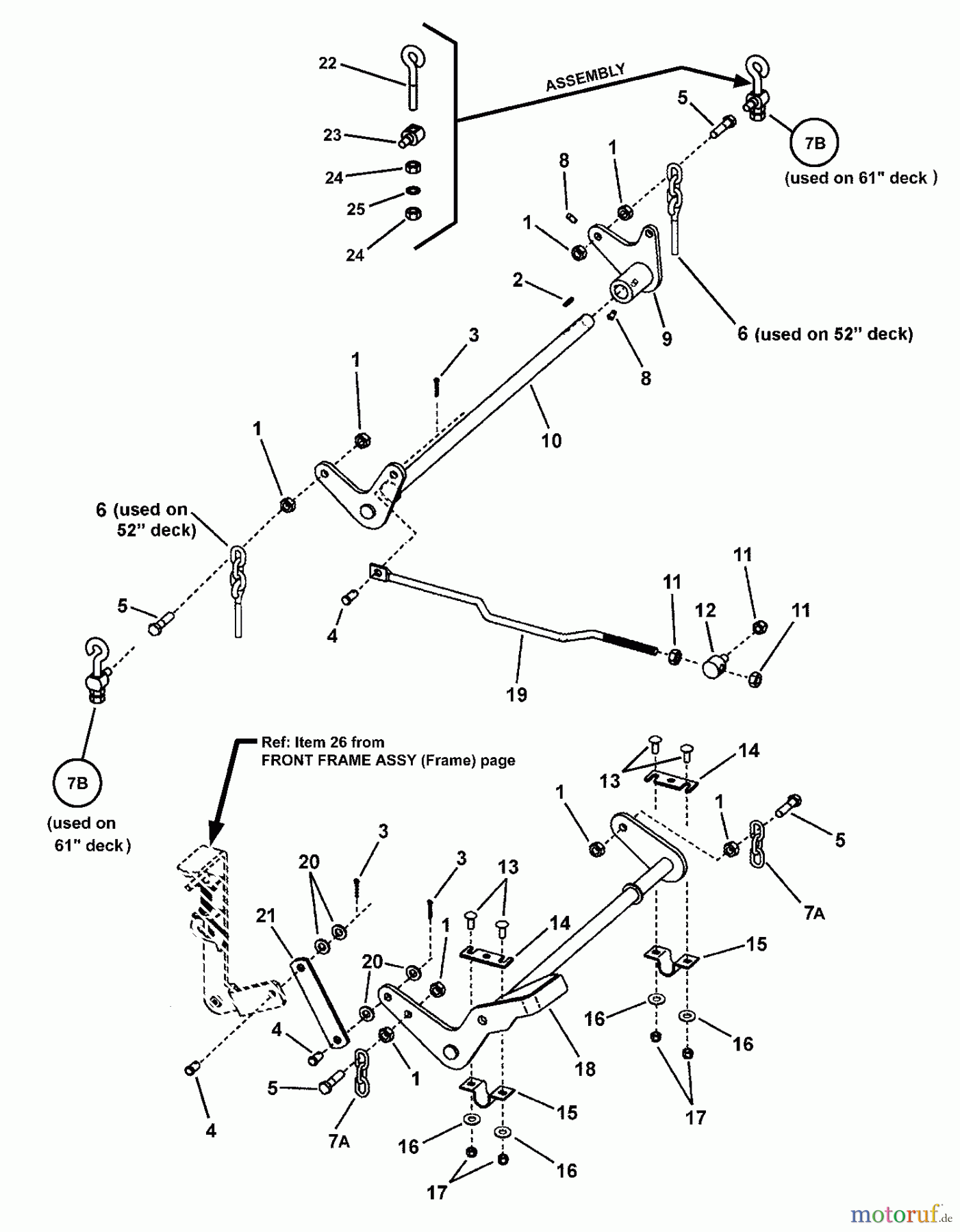  Snapper Nullwendekreismäher, Zero-Turn NZMJ25613KH (7800025) - Snapper 61