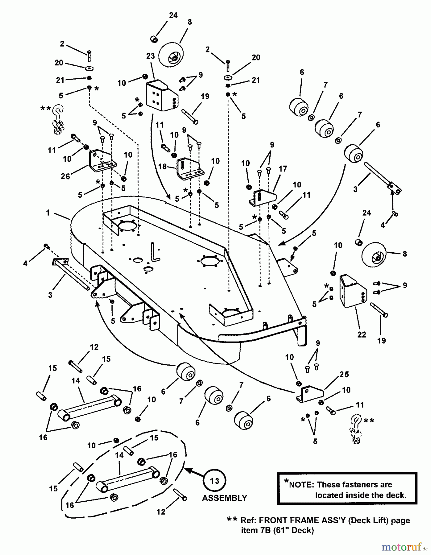  Snapper Nullwendekreismäher, Zero-Turn NZMJ25613KH (7800025) - Snapper 61