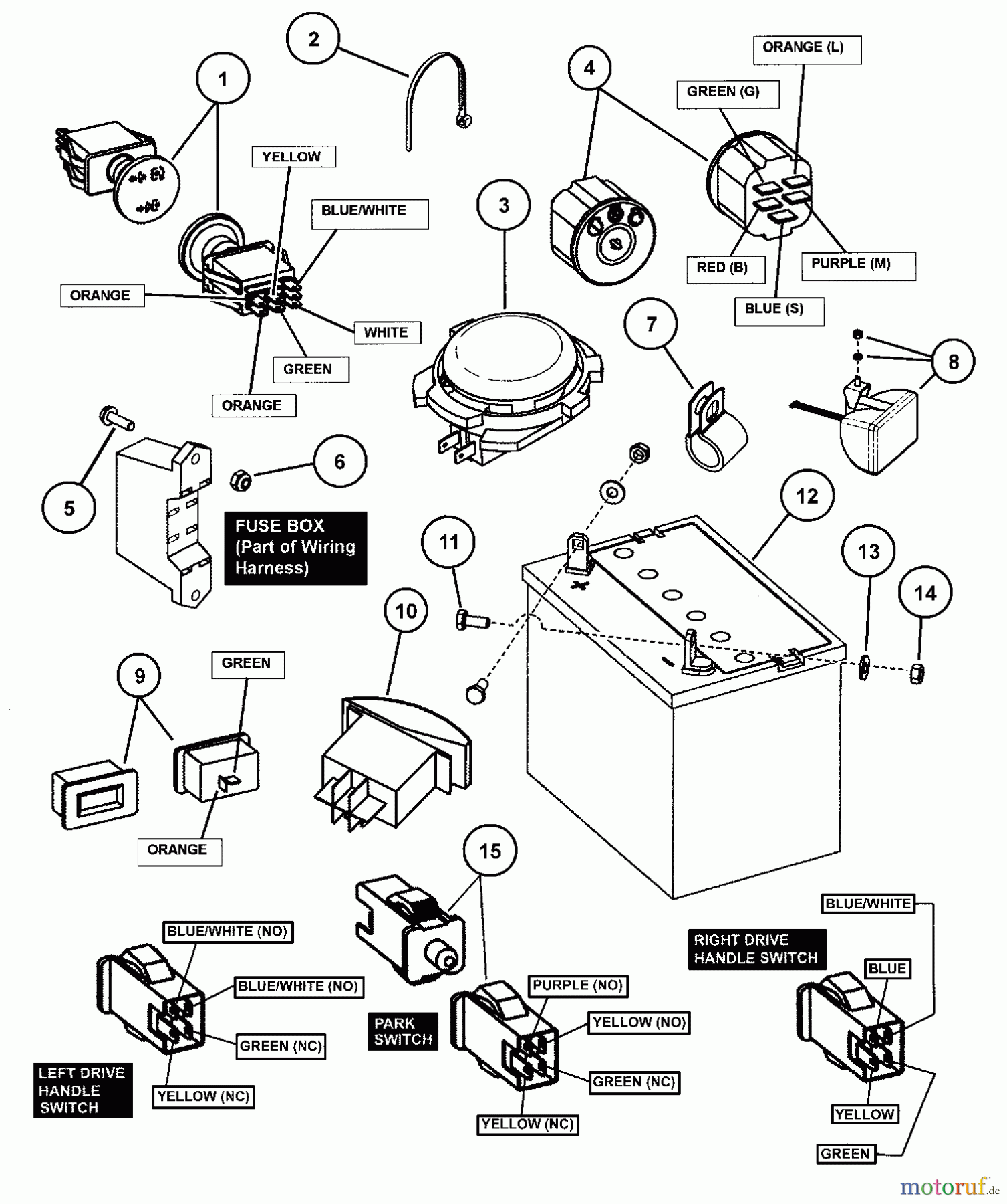  Snapper Nullwendekreismäher, Zero-Turn NZMXL30614KH (7800088) - Snapper 61