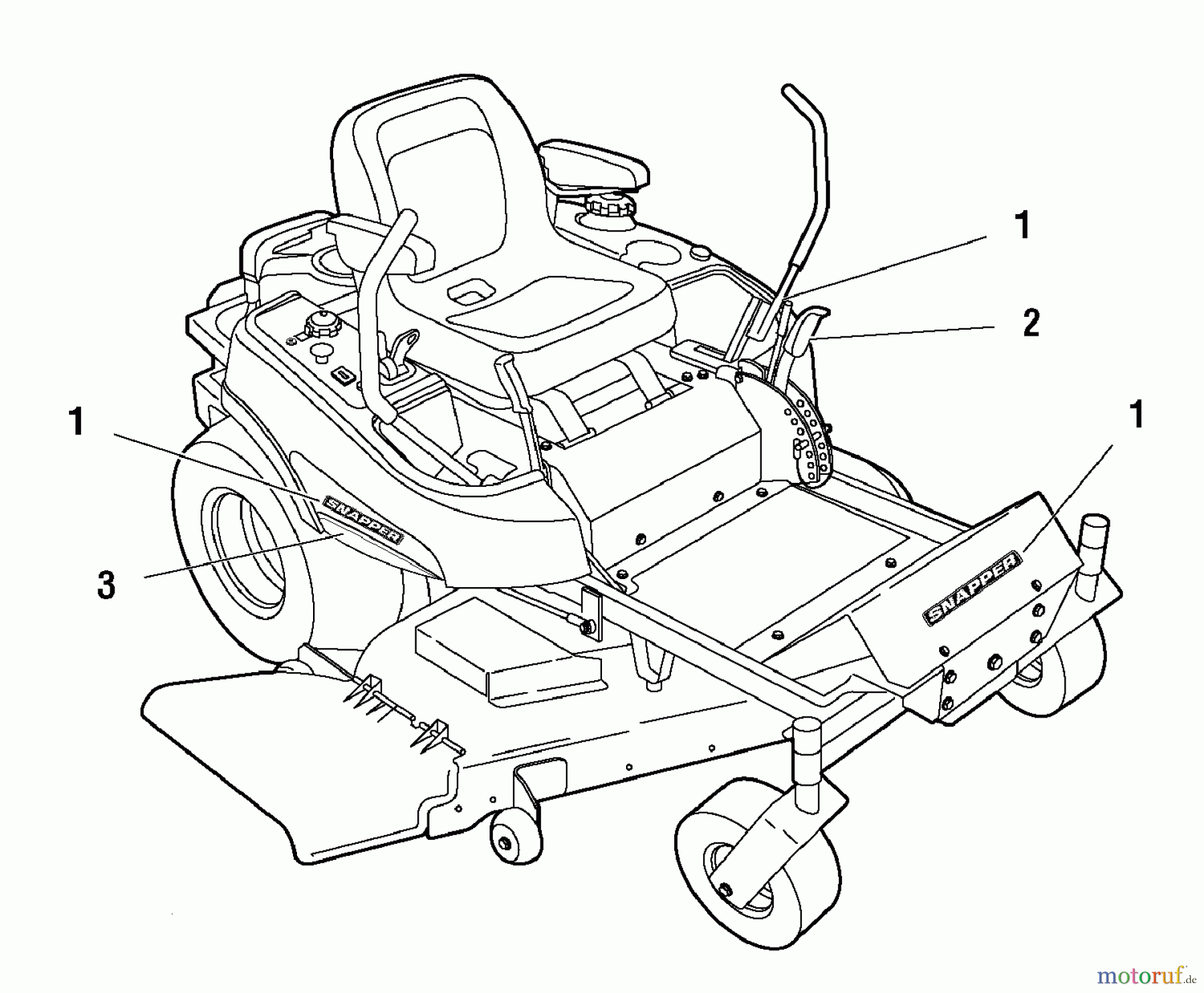  Snapper Nullwendekreismäher, Zero-Turn ZT18440KH (5091000) - Snapper 44