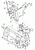 Snapper 7082889 - 38" Snowthrower Attachment LT (3 Piece Frames) Listas de piezas de repuesto y dibujos Blower & Discharge (Front) I