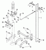 Snapper 7080575 - 38" Snowthrower Attachment LT (3 Piece Frames) Listas de piezas de repuesto y dibujos Lift Components