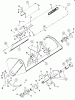 Snapper 80899 - 48" Rear PTO Tiller Attachment (MF) Listas de piezas de repuesto y dibujos Frame, Shroud, Tines