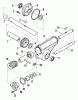 Snapper 7082809 - 44" Snowthrower Attachment (GT/HYT/YTH) Listas de piezas de repuesto y dibujos Gearbox Shafts