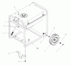 Snapper G35000 (030214) - 3500 Watt Generator, 6.5 HP Listas de piezas de repuesto y dibujos GENERATOR WHEEL KIT