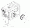 Snapper G55000 (1668-0) - 5500 Watt Generator, 10 HP Listas de piezas de repuesto y dibujos GENERATOR WHEEL KIT