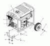 Snapper G56000 (030215) - 5650 Watt Generator, 10 HP Listas de piezas de repuesto y dibujos GENERATOR WHEEL KIT