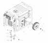 Snapper G62000 (030216) - 6200 Watt Generator, 11 HP Listas de piezas de repuesto y dibujos GENERATOR WHEEL KIT