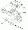 Snapper K50 - Tuff Torq Hydrostatic Transaxle Listas de piezas de repuesto y dibujos Axle Shaft Assembly