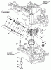 Snapper K55 - Tuff Torq Hydrostatic Transaxle Listas de piezas de repuesto y dibujos Center Case Assembly