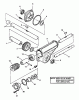 Snapper 10305 - 30" Snowthrower, 10 HP, Two-Stage Large Frame, Series 5 Listas de piezas de repuesto y dibujos Gearbox, Shafts