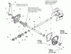 Snapper H1528SE (1696177-01) - 28" 14.5TP Large Frame Snowthrower Listas de piezas de repuesto y dibujos Gear Case Assembly
