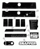 Snapper LE3190R (84363) - 19" Snowthrower, 3 HP, Single Stage, Series 0 Listas de piezas de repuesto y dibujos DECALS (94 MODEL YEAR & EARLIER)