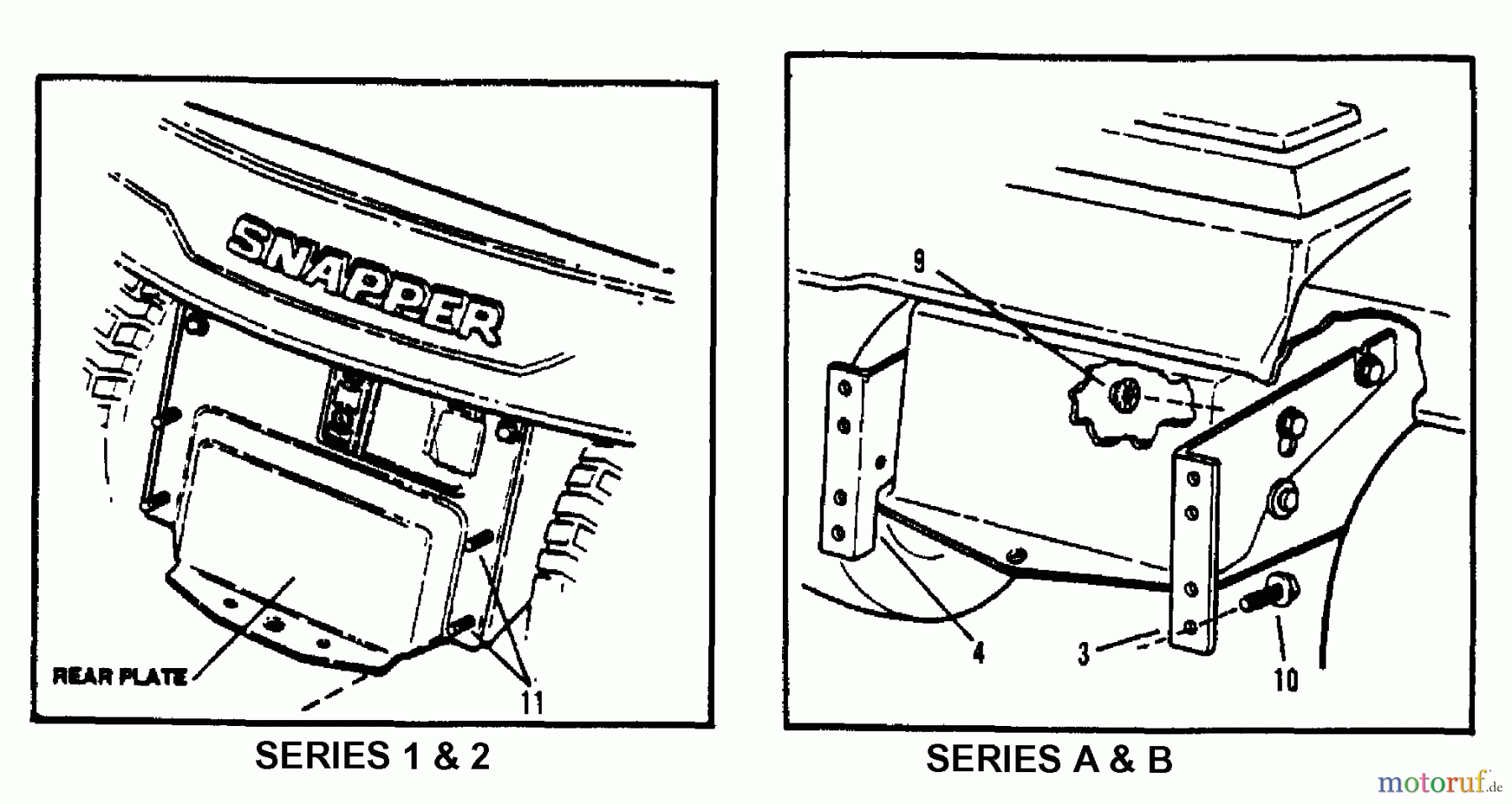  Snapper Zubehör 7061245 - Snapper Rear Weight Kit 7061245 - Rear Weight (Tractor)