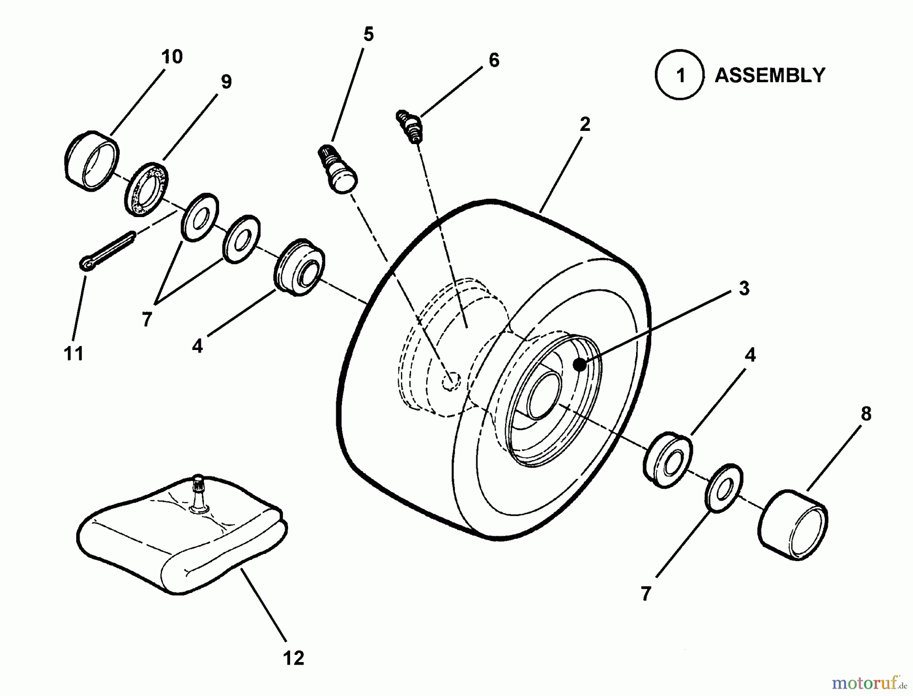  Snapper Zubehör. Rasenmäher 7060947 - Snapper Bag N-Wagon, 30 Bushel 421620BVE 42