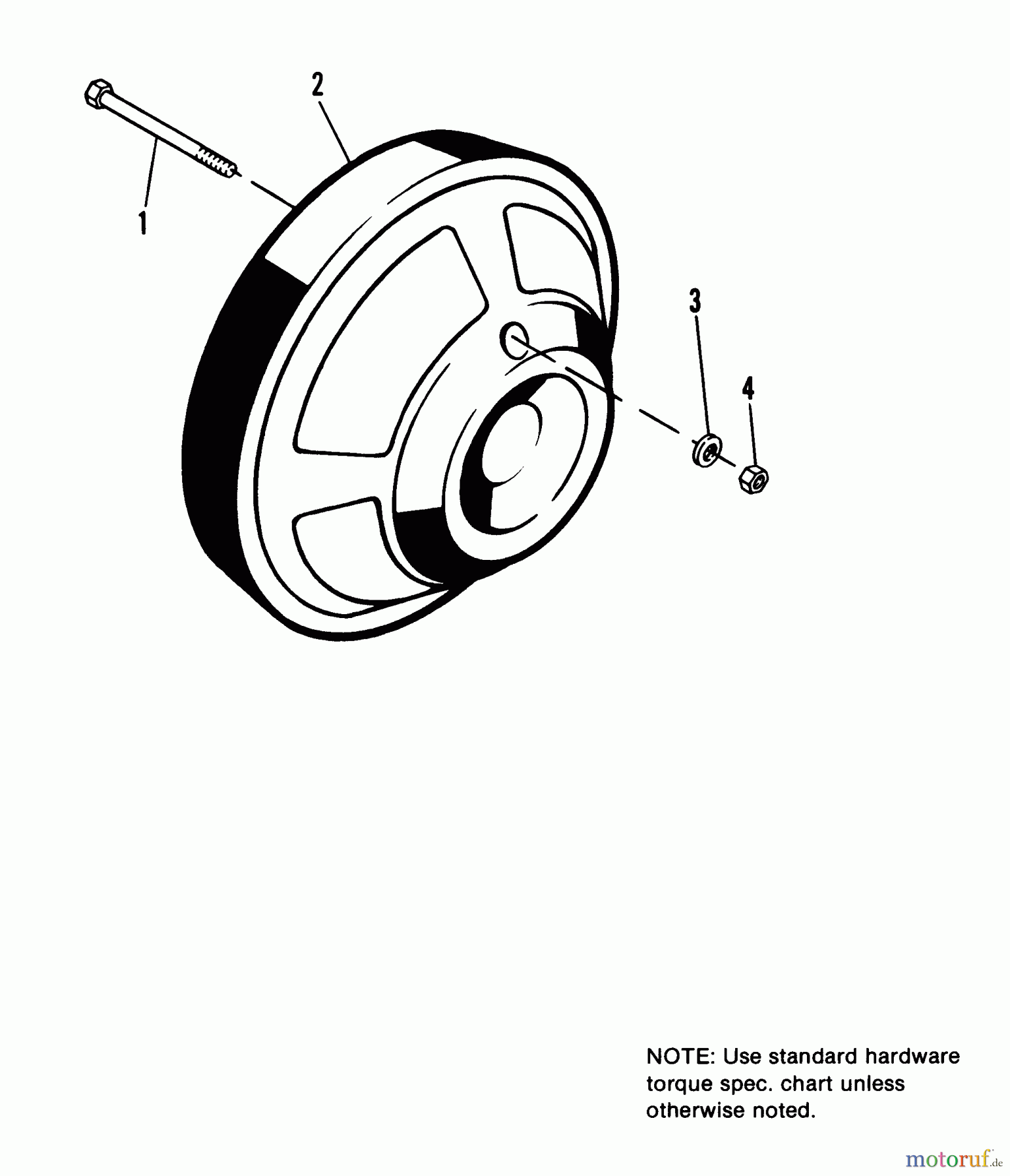  Snapper Zubehör 1690555 - Snapper Rear Wheel Weight, 32Lbs Wheel Weight