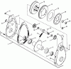 Snapper LT11001 - 11 HP Lawn Tractor, Disc Drive, Series 1 Listas de piezas de repuesto y dibujos Primary Chain Case - Series 1