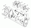Snapper LT16002 - 16 HP Lawn Tractor, Disc Drive, Series 2 Listas de piezas de repuesto y dibujos Primary Chain Case