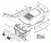 Snapper RLT125G38AKV (80380) (GF) - 38" Lawn Tractor, 12.5 HP, Gear Drive, Series A Listas de piezas de repuesto y dibujos Hood, Grille & Components