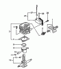 Tanaka THT-2120 - Hedge Trimmer Listas de piezas de repuesto y dibujos Cylinder, Piston, Crankshaft, Ignition