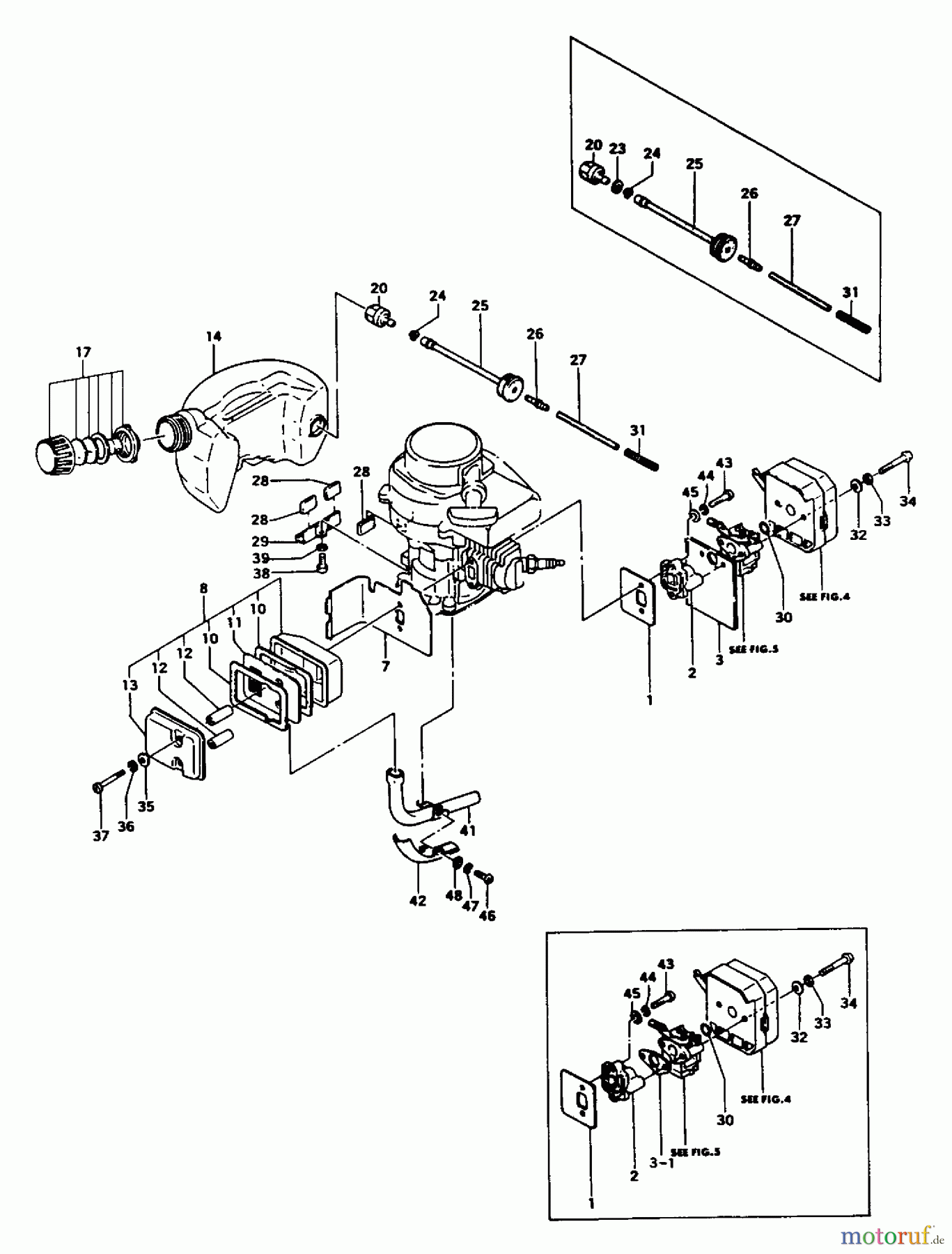  Tanaka Heckenscheeren THT-230 - Tanaka Hedge Trimmer Engine Components
