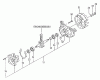 Tanaka THT-2540 - 40" Hedge Trimmer, Single Sided, 24cc, 1.3HP Listas de piezas de repuesto y dibujos Crankcase, Flywheel