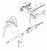 Tanaka TPH-2501 - Articulating Pole Hedge Trimmer Listas de piezas de repuesto y dibujos Handle, Throttle Lever, Shaft