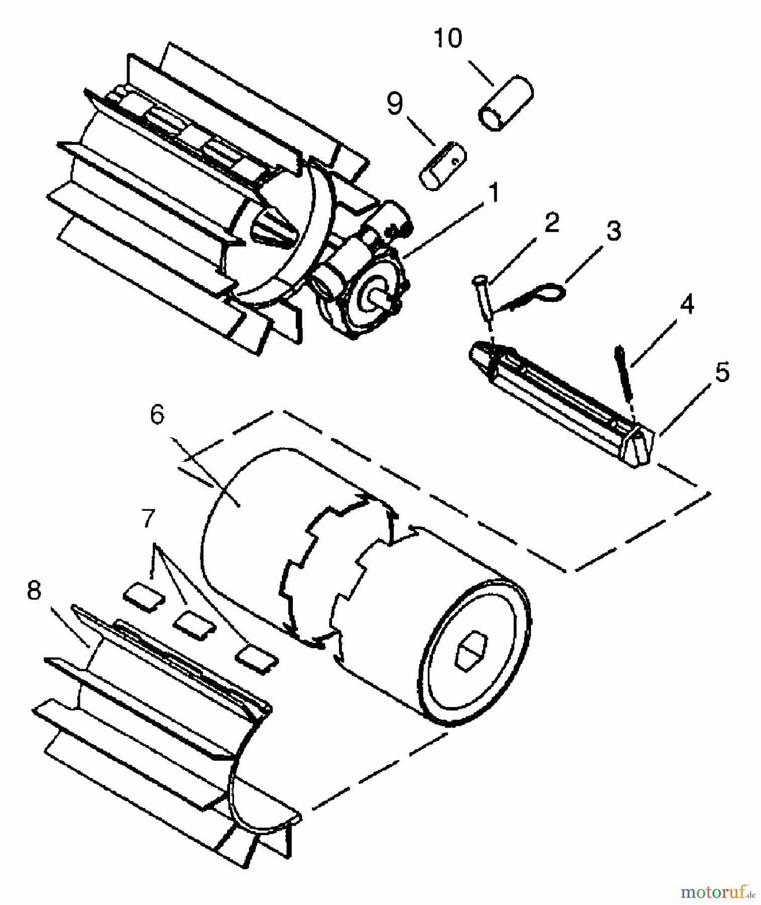  Tanaka Zubehör TSW-210 - Tanaka Power Sweeper Attachment Power Sweeper Attachment