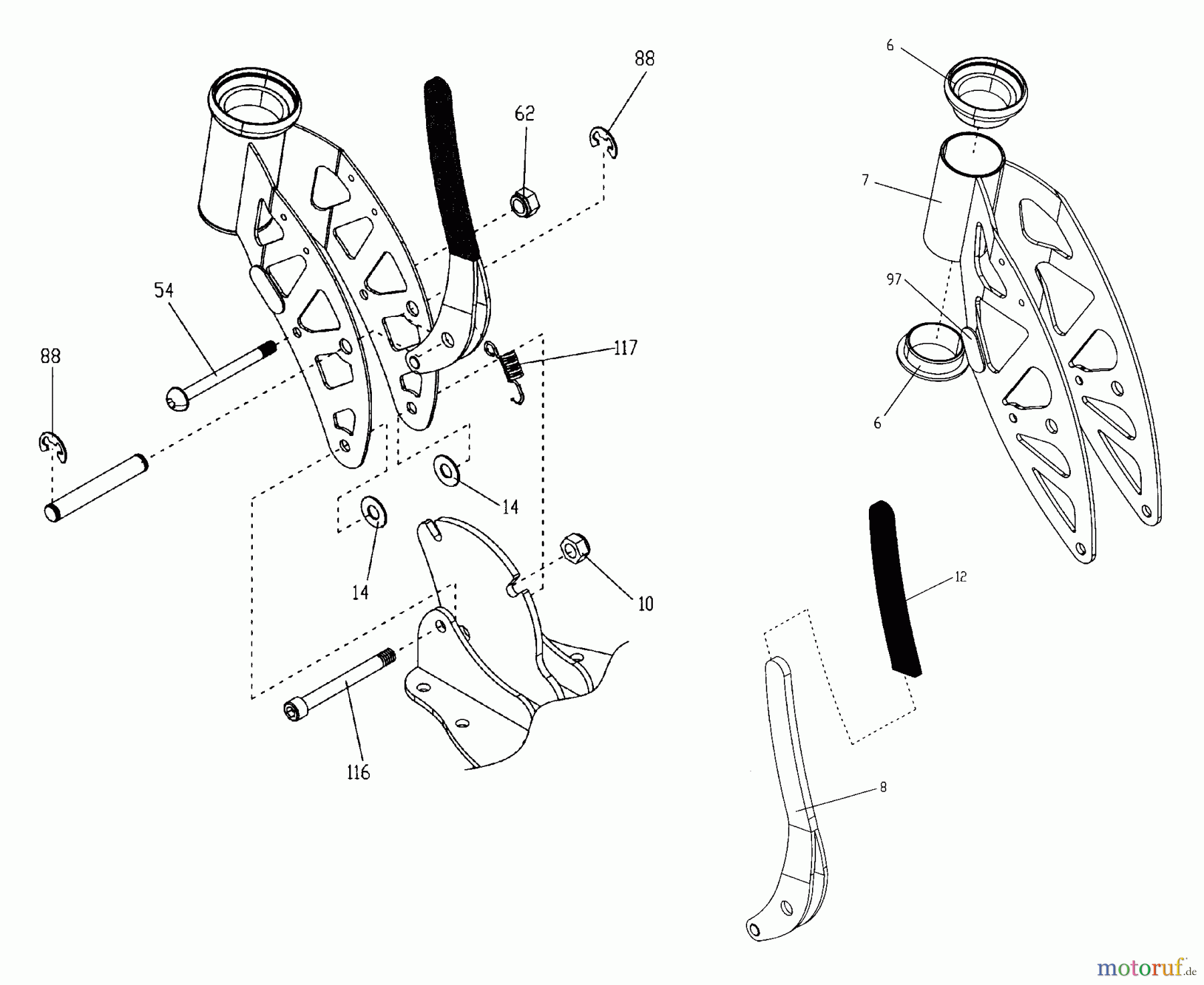 Tanaka Sonstiges TPB-450EX - Tanaka 450 Watt Electric PowerBoard Head Pipe & Folding Handle