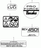 Tanaka ECV-4501 - Chainsaw Ricambi Decals