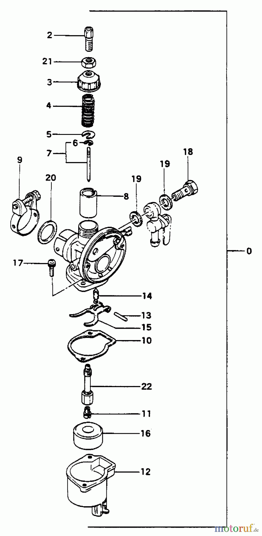  Tanaka Blasgeräte, Sauger, Häcksler, Mulchgeräte TBL-450 - Tanaka Backpack Blower Carburetor