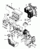 Tanaka TBL-455 - Backpack Blower Listas de piezas de repuesto y dibujos Engine, Muffler, Air Cleaner, Fuel System