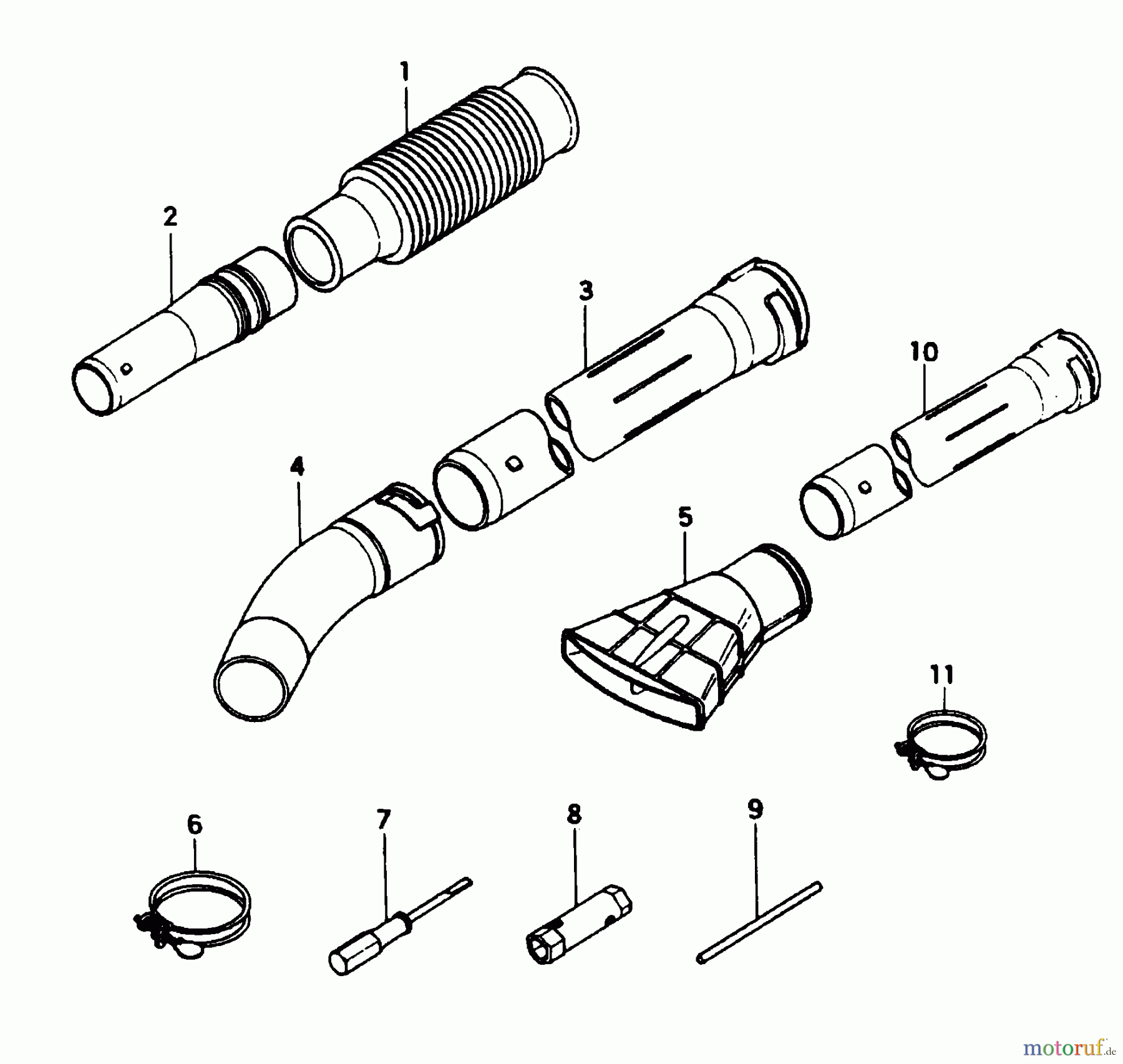 Tanaka Blasgeräte, Sauger, Häcksler, Mulchgeräte TBL-455 - Tanaka Backpack Blower Tools & Optional Parts