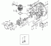 Tanaka TBL-4600 - Backpack Blower Listas de piezas de repuesto y dibujos Engine / Cylinder, Piston, Crankshaft