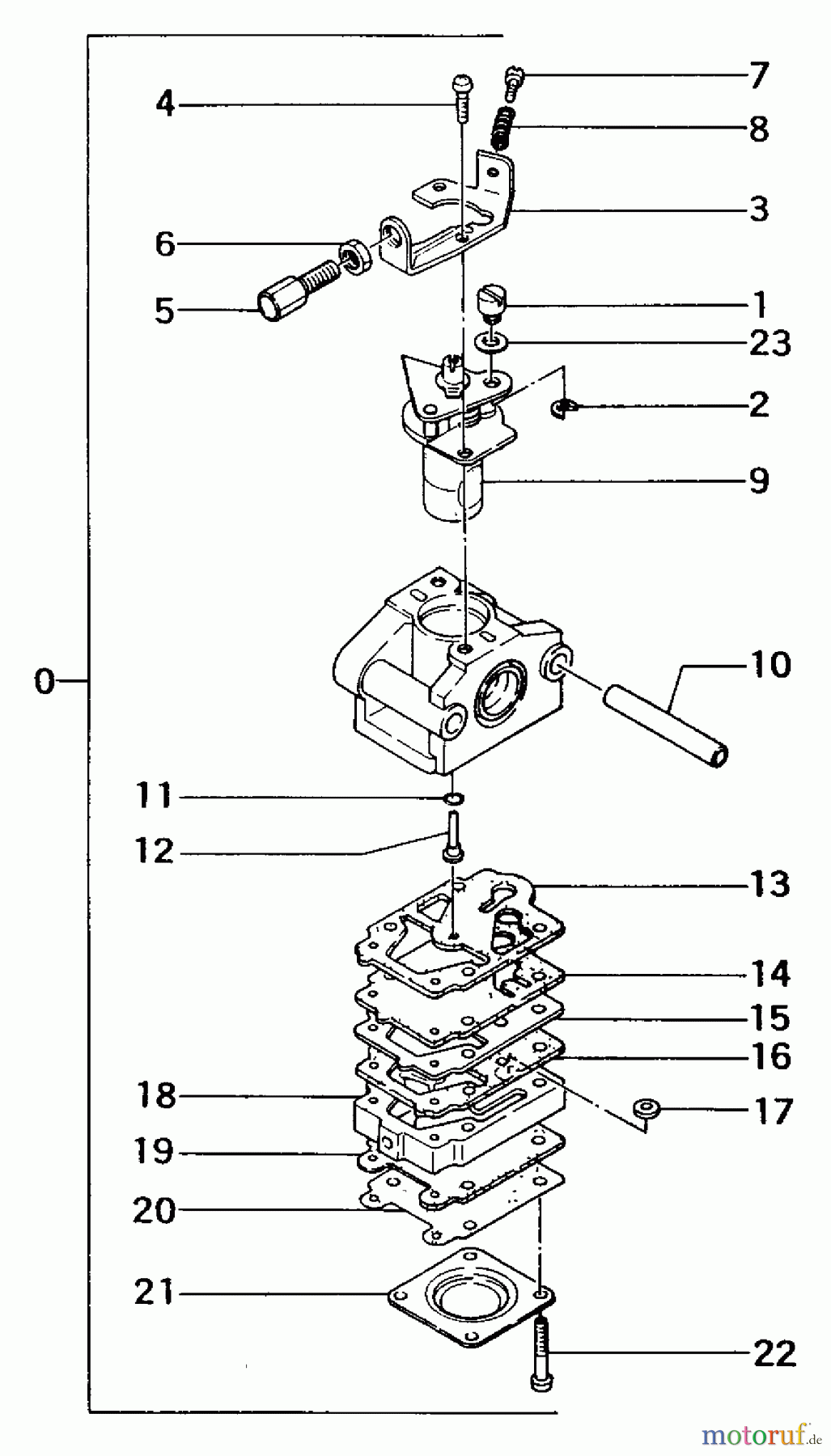  Tanaka Trimmer, Motorsensen TBC-202 - Tanaka Trimmer / Brush Cutter Carburetor