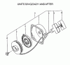 Tanaka TBL-4600 - Backpack Blower Listas de piezas de repuesto y dibujos Recoil Starter (Units S/N Q234211 and after)