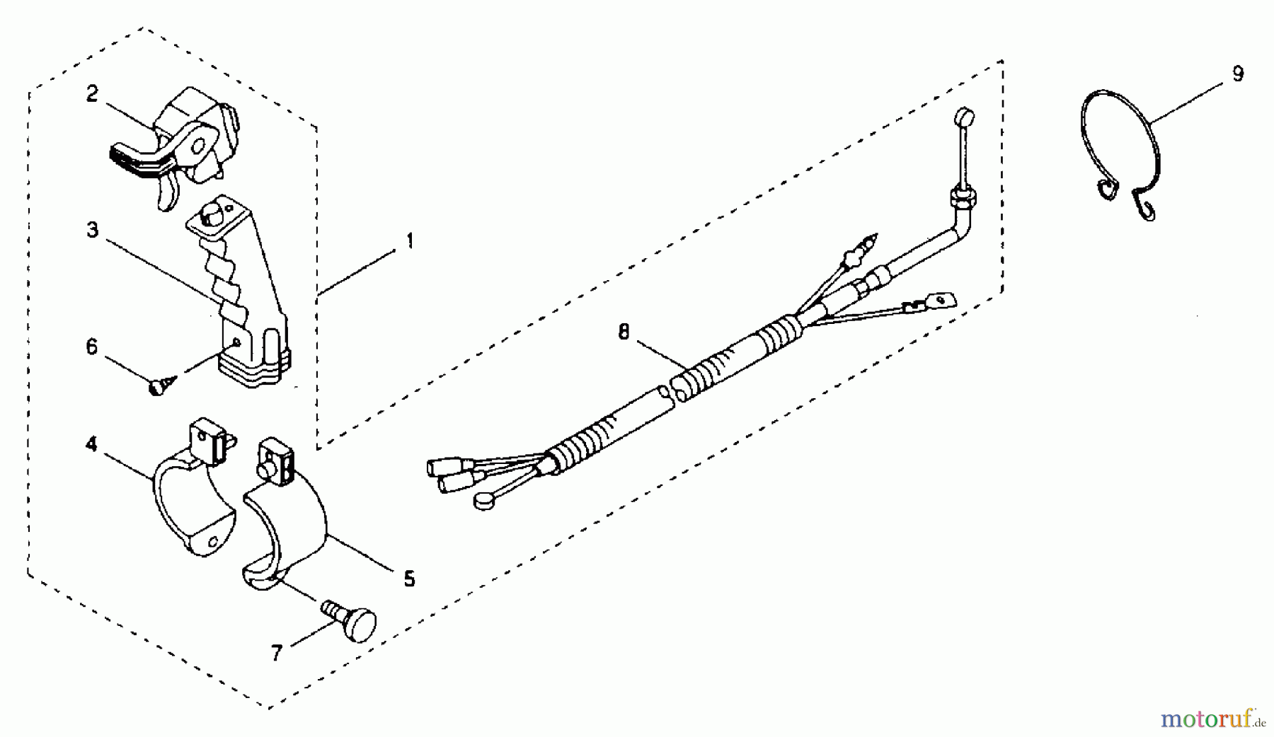  Tanaka Blasgeräte, Sauger, Häcksler, Mulchgeräte TBL-4610 - Tanaka Backpack Blower Throttle Kit Optional