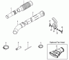 Tanaka TBL-4610 - Backpack Blower Listas de piezas de repuesto y dibujos Blower Pipes