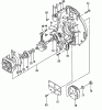 Tanaka TBL-4610 - Backpack Blower Listas de piezas de repuesto y dibujos Crankcase, Flywheel, Ignition