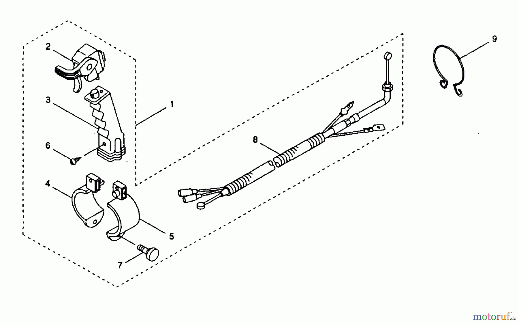  Tanaka Blasgeräte, Sauger, Häcksler, Mulchgeräte TBL-4610 - Tanaka Backpack Blower Optional Throttle Kit